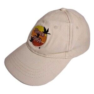 WAWA Embroidered Logo Beige Baseball Hat Strapback Adjustable Cap Unisex
